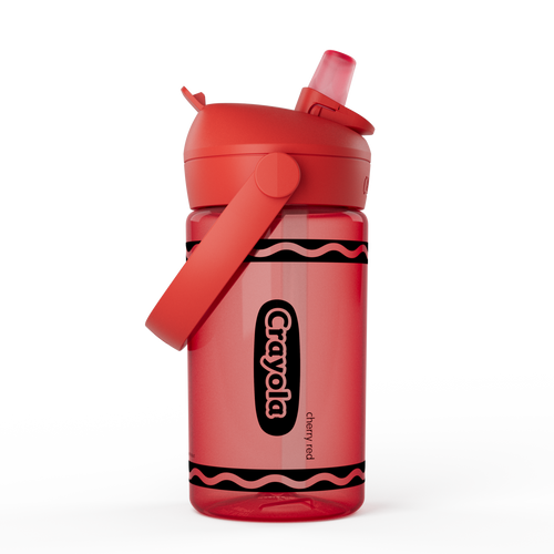 Crayola 14oz Flip Straw Bottle