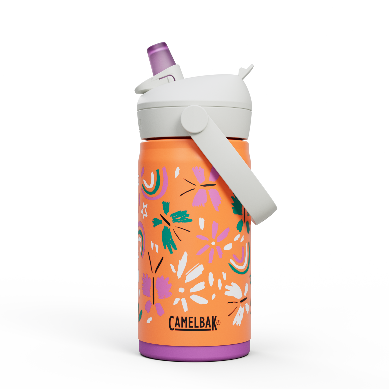Thrive™ Flip Straw Kids 12oz Bottle, Insulated Stainless Steel